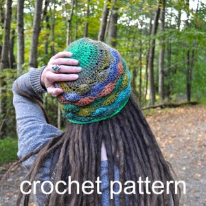 Crochet Hat Pattern - Quick Easy Lacy Shell Hat for Women // Cobblestone Lace Cap