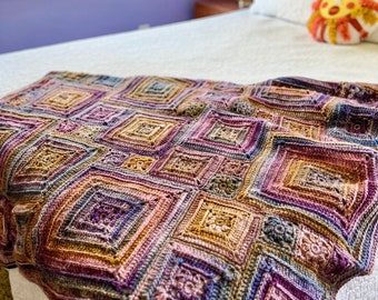 Crazy Daisy Blanket Crochet Pattern