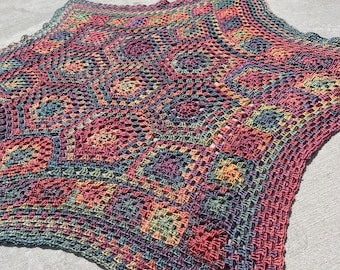 Crochet Blanket Pattern - Grannies Gone Wild Blanket // Afghan
