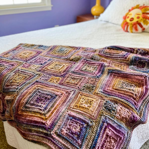 Crazy Daisy Blanket Crochet Pattern