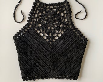 Crochet Crop Top Pattern - Zinnia Crochet Crop Top PATTERN