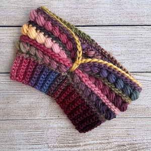 Crochet Headband Pattern - Gumdrop Headband // Gumdrop Earwarmer