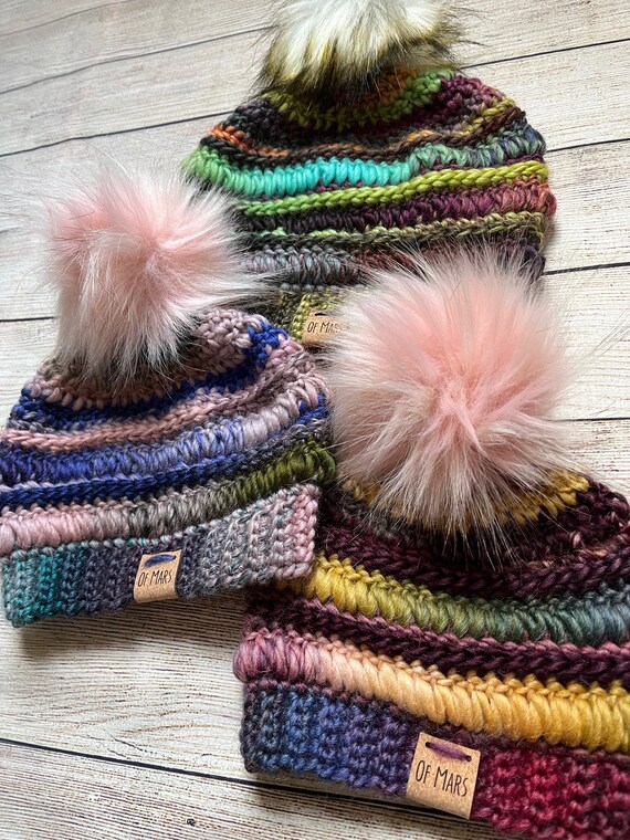 Crochet Hat Pattern Jelly Beanie 