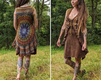 Crochet Vest Pattern - Sierra Mandala Vest