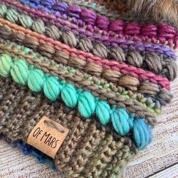 Crochet Hat Pattern - Mash Up Beanie