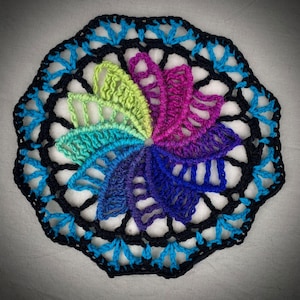 Freeform Crochet Pattern - Lazy Wheels