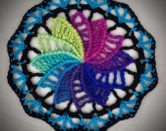 Freeform Crochet Pattern - Lazy Wheels