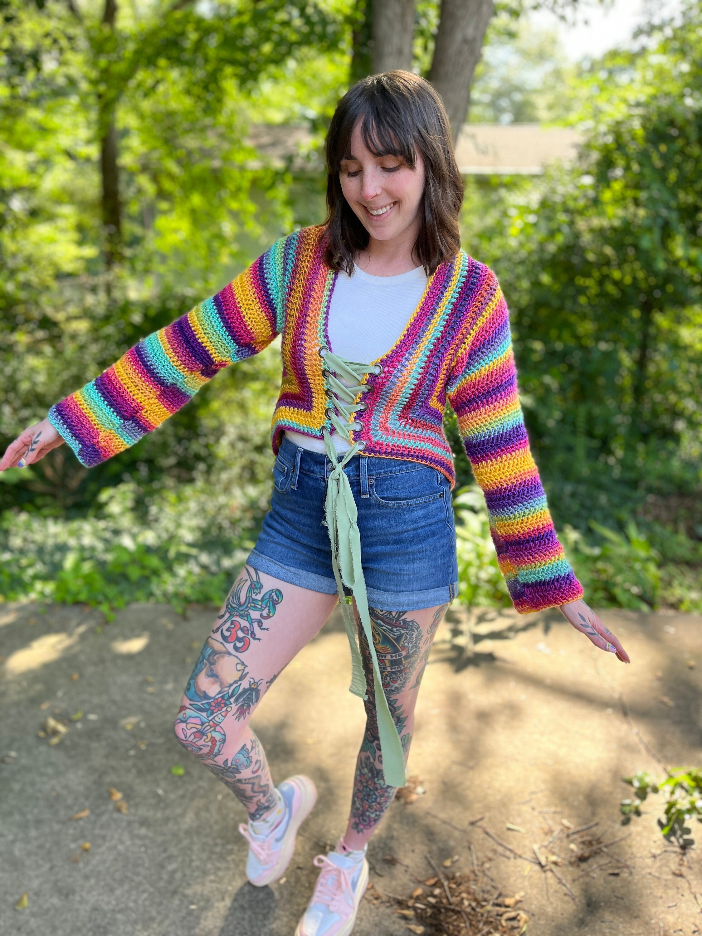 Crochet Sweater Pattern - Dreamcatcher Mandala Vest & Sweater Pattern