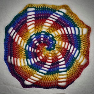 Freeform Crochet Pattern Whirligig Spiral image 2