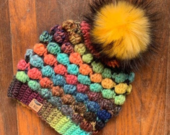 Modello per cappello all'uncinetto - Cappello a pois