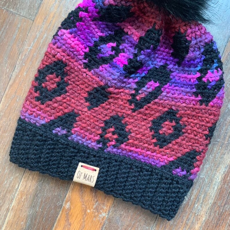 Ombre Leopard Print Hat