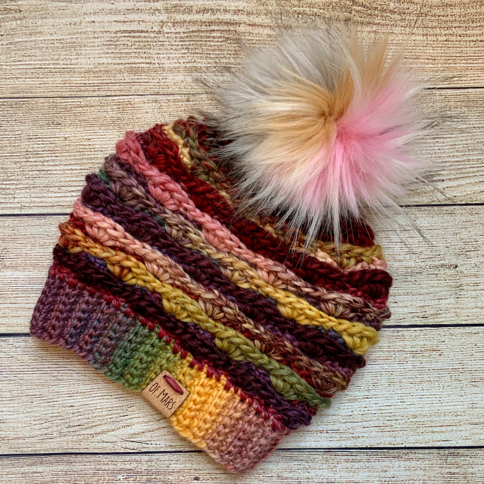 Crochet Hat Pattern Dragon Scale Hat Etsy