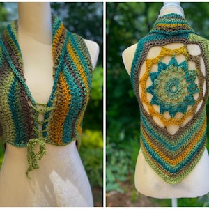 Crochet Vest Pattern - Free Spirit Vest Pattern