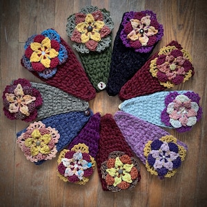 Flower Headband Crochet Pattern image 8