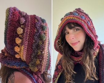 Crochet Hood Pattern - Fable Hooded Scarf