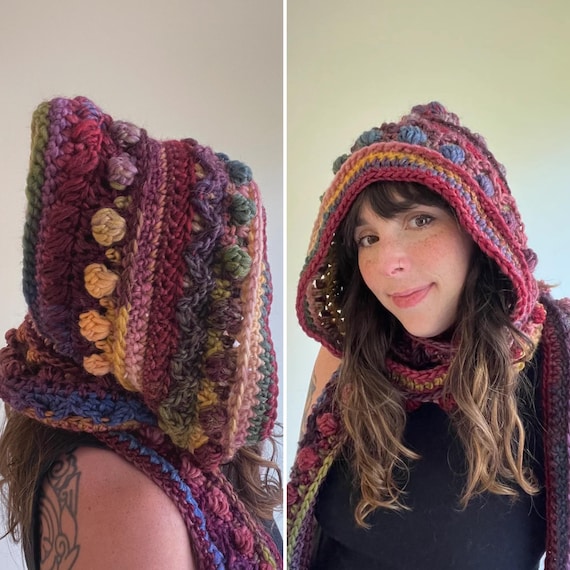 Crochet Hood Pattern - Fable Hooded Scarf