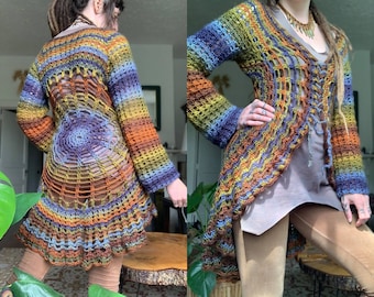 Crochet Sweater Pattern - Sierra Mandala Sweater