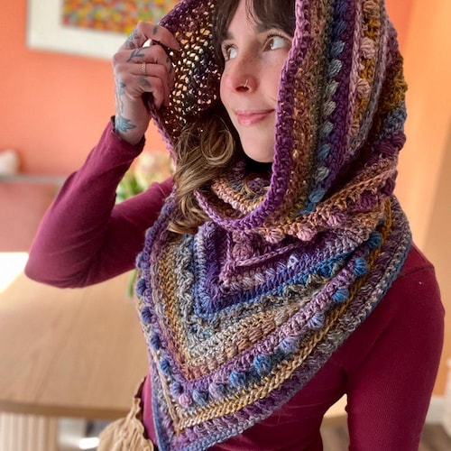 Crochet Scarf Pattern // Fable Cowl // Unique Textured  display picture 3