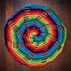 Freeform Crochet Pattern - Whirligig Spiral