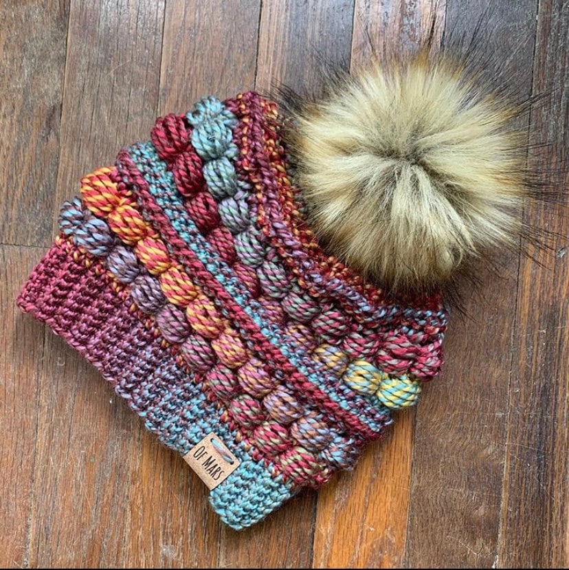 Crochet Hat Pattern Block Party Hat 