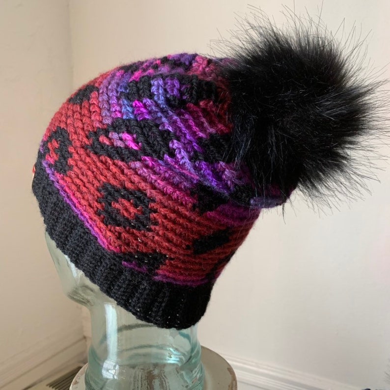 Ombre Leopard Print Hat