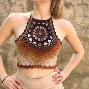 Crochet Crop Top Pattern - Sunburst Top image 11
