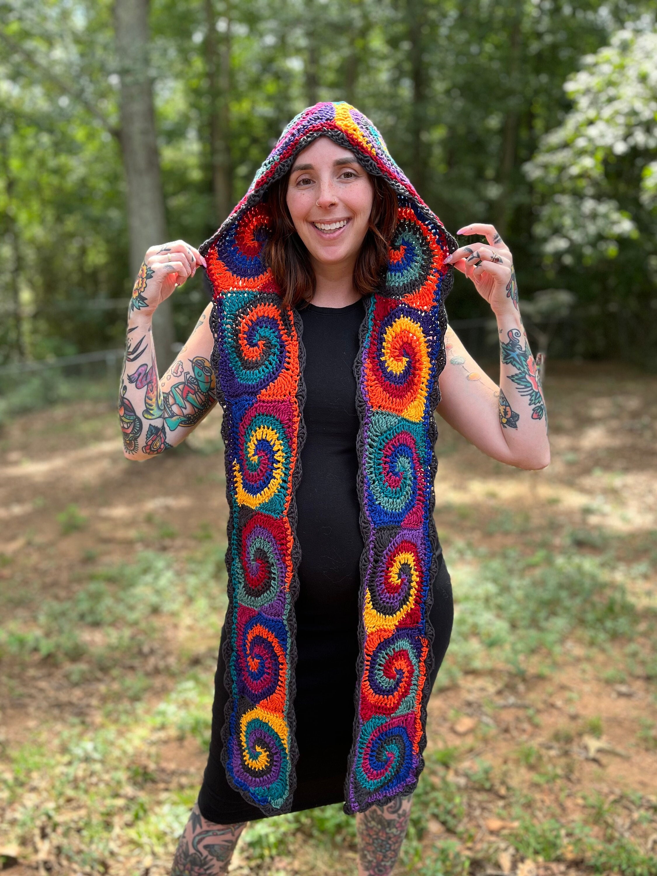 Crochet Rave Hood 