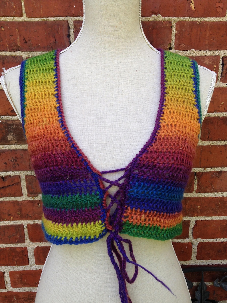 Crochet Vest Pattern Luna Mandala Vest image 2