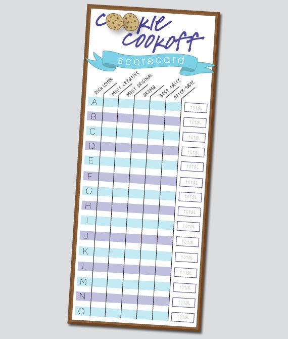 cookie-cookoff-scorecards-instant-download-etsy