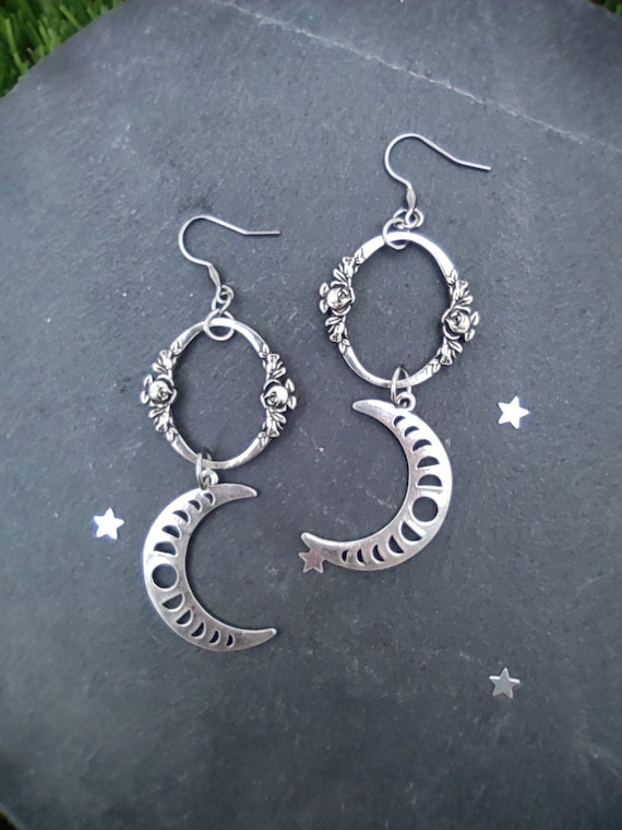 Long moon deals earrings