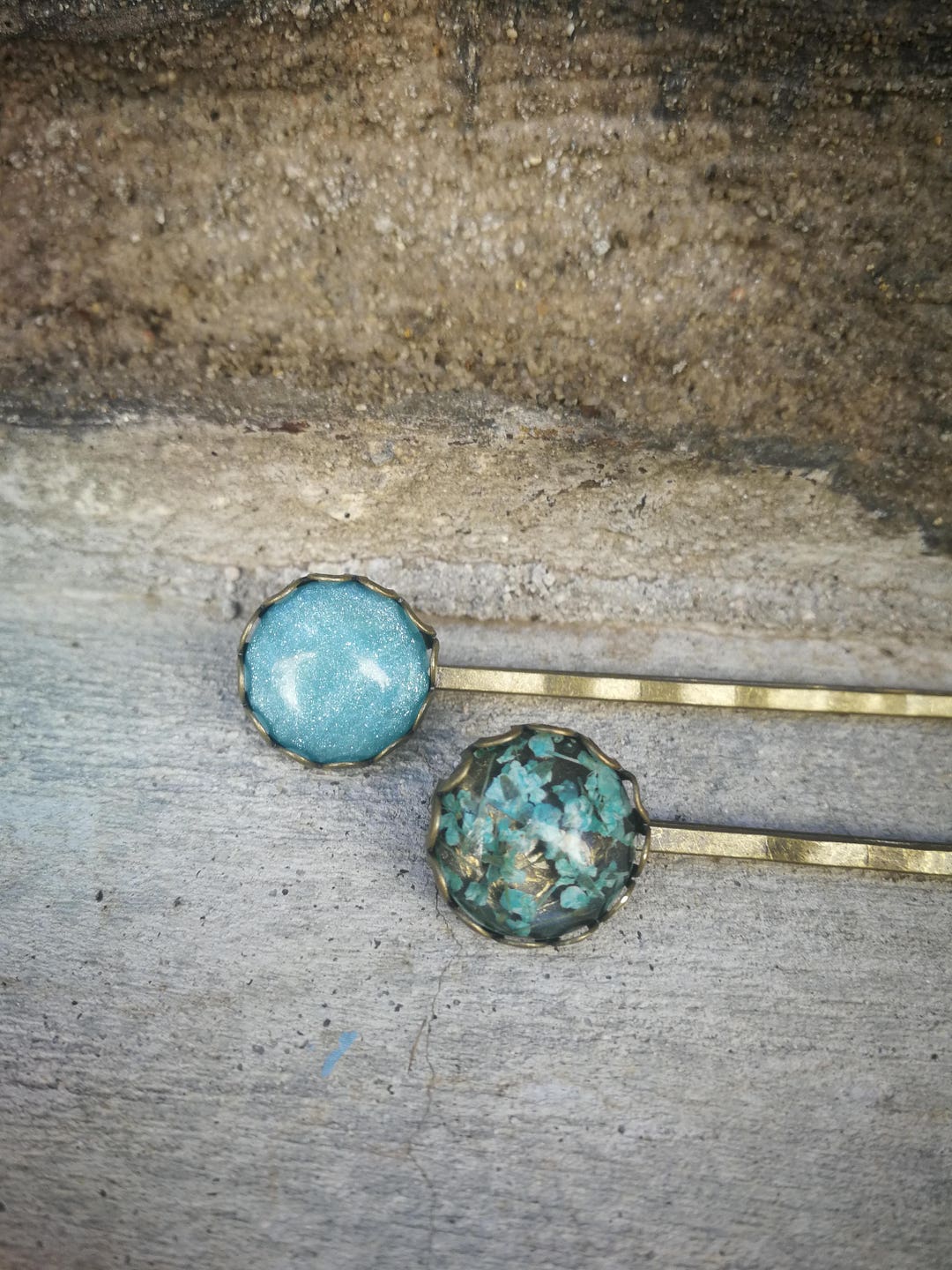 Vintage Haarnadeln Mit Blauen Blumen – 8er Set Im Retro-Stil Für Frauen & Mädchen