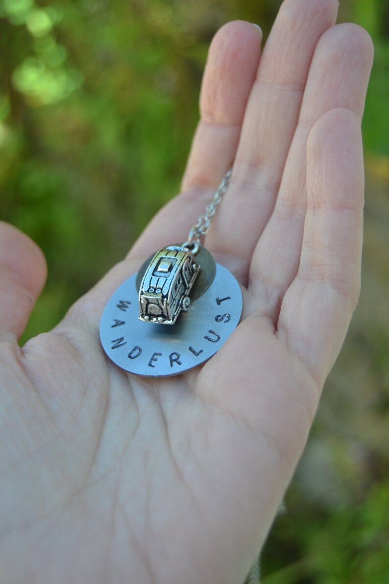 Outdoorsy Rv Camper Necklace Camping Necklace Camping Gifts Etsy