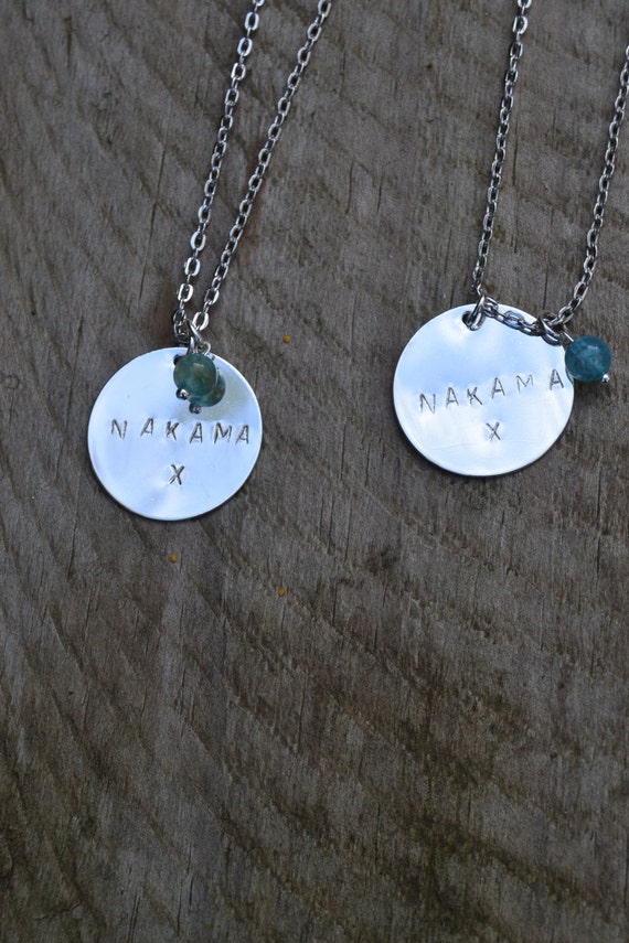 Nakama Necklaces Set Japanese Word Best Friends Necklace