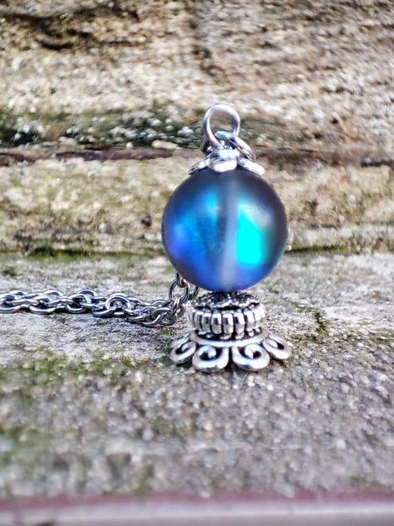 Scrying cheap crystal necklace