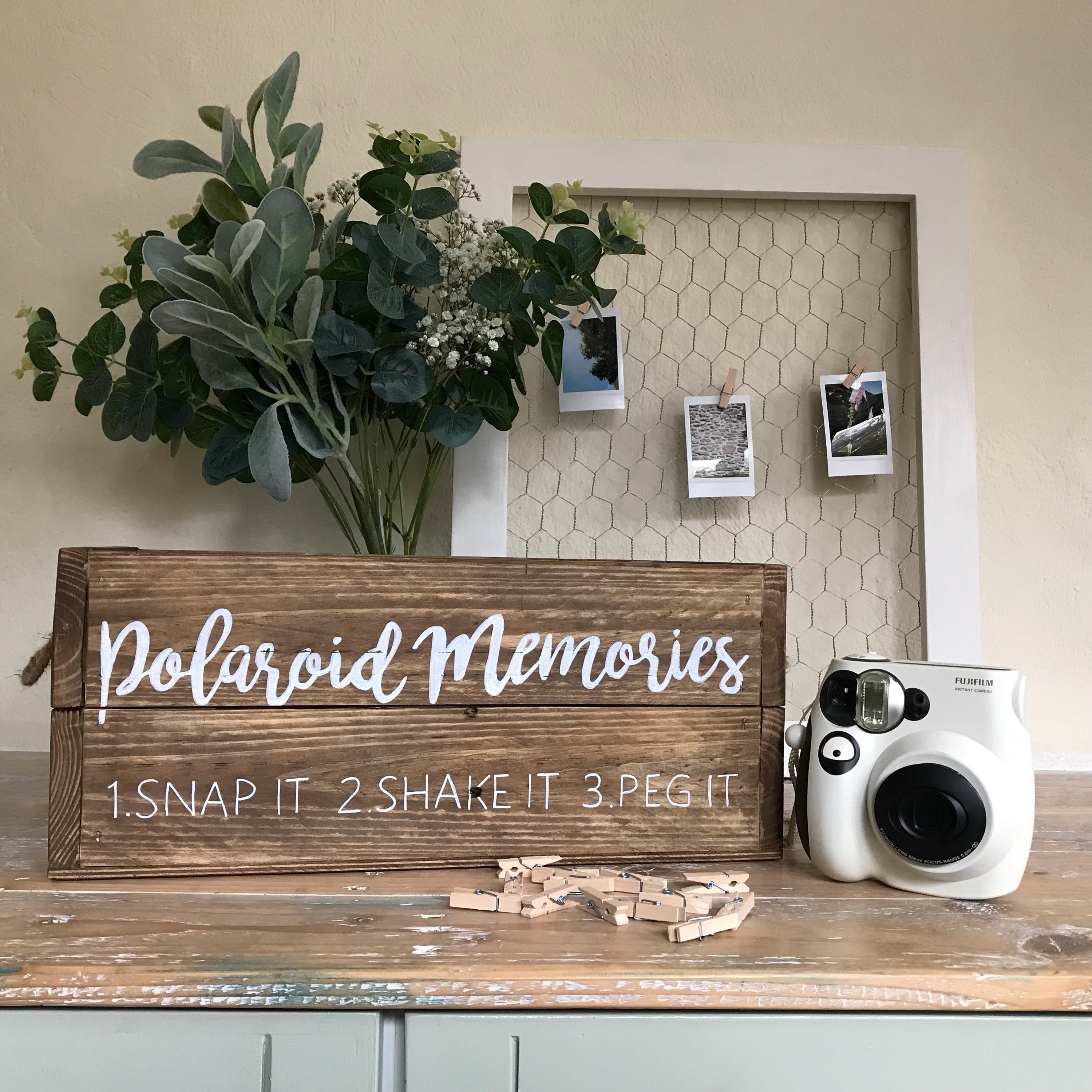 Rustic Wedding Photo Frame  Etsy