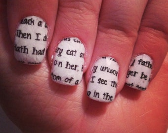 Romeo & Juliet Quotes Nail Wraps