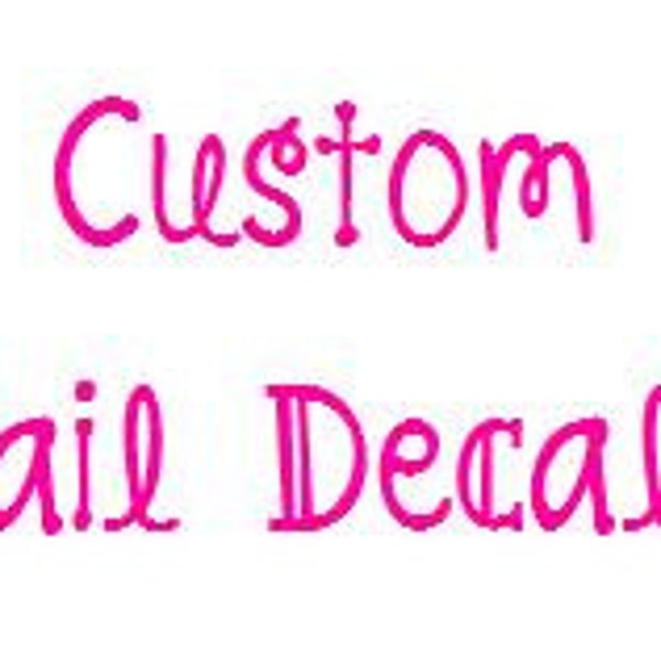Custom Nail Decals