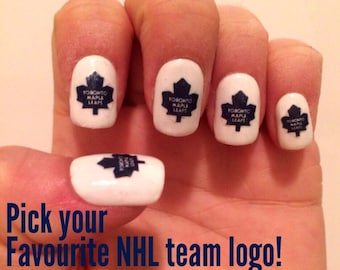NHL Team Logo Nails