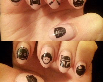 Star Wars nail decals