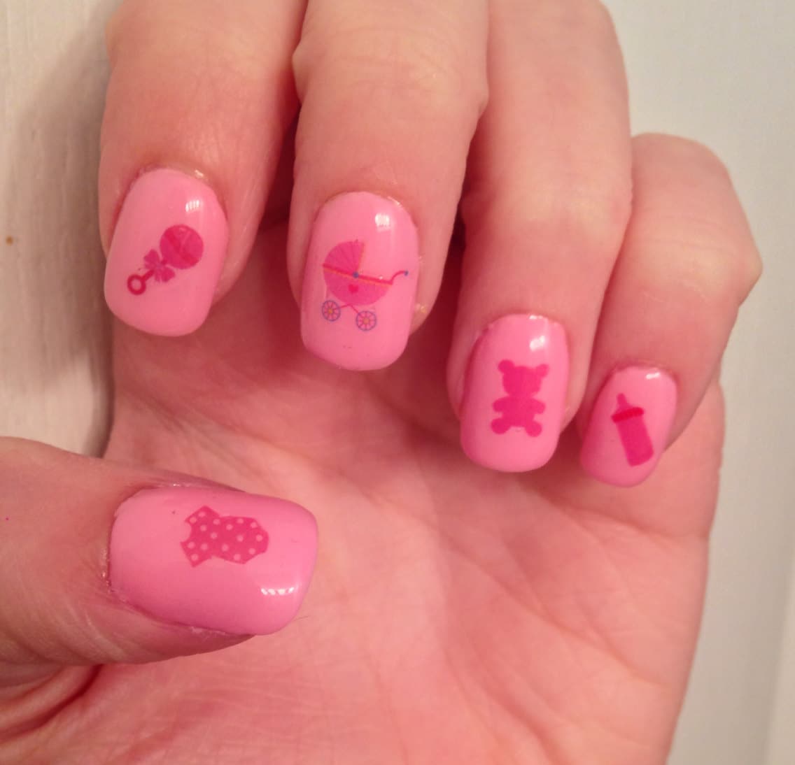 It S A Girl Nail Decals Etsy