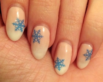 Snowflake Nail Decals