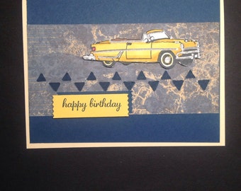 Happy Birthday Wishes Card For Car Guy Birthday Card Card Etsy