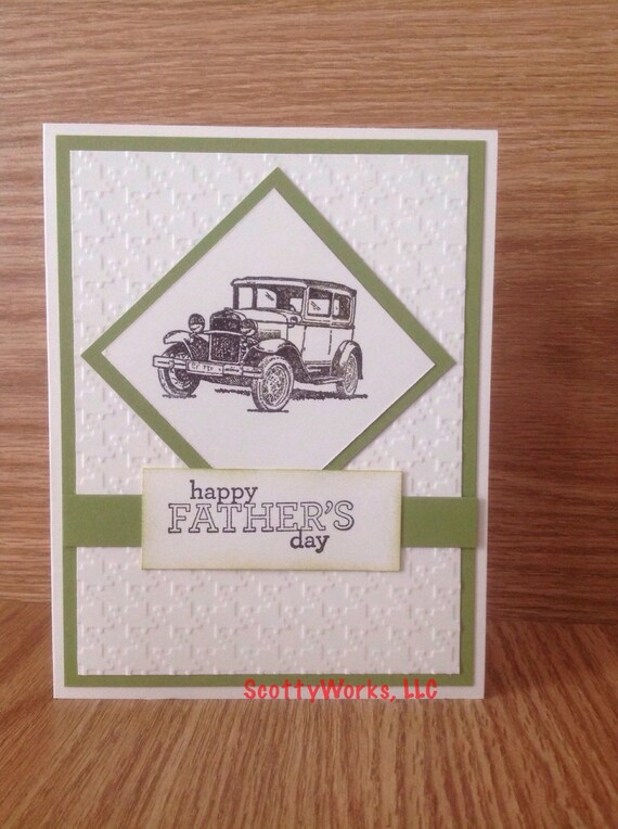 Carte De Joyeux Anniversaire Avec Voiture Ancienne Etsy