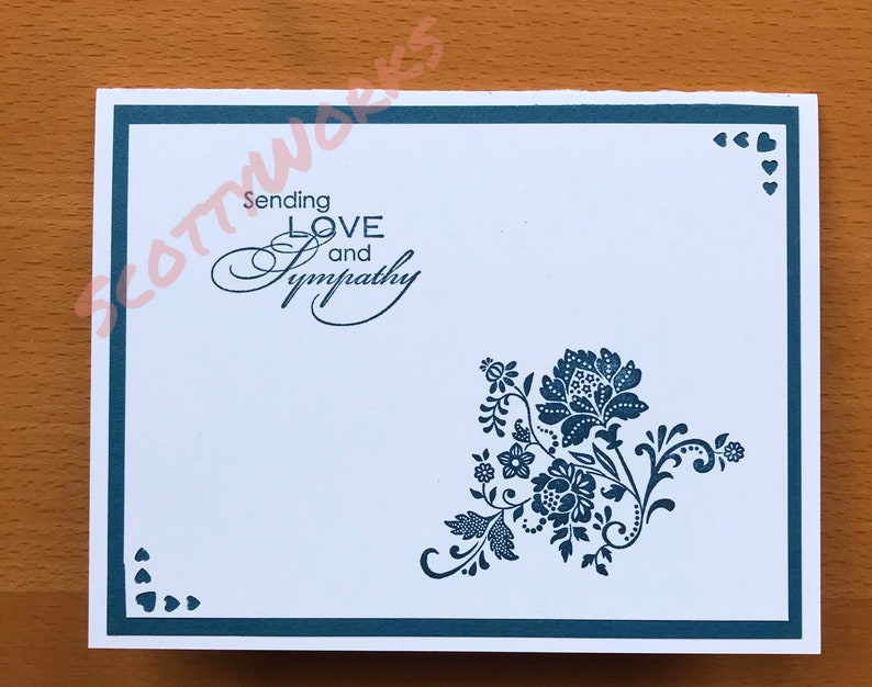 Sympathy card or set of cards Sending Love and Sympathy cards