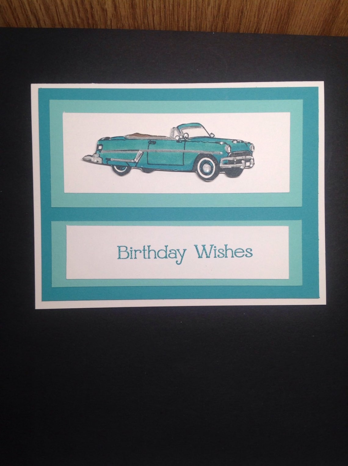 Birthday Wishes Card for Car Guy, Birthday Card, Card With Old Car B2-1 ...