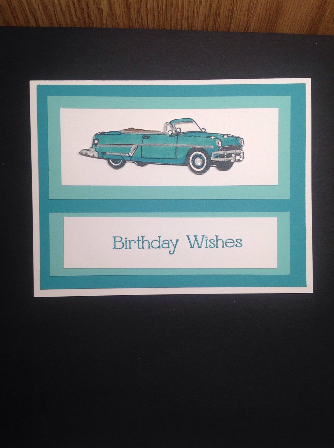 Birthday Wishes Card for Car Guy, Birthday Card, Card With Old Car B2-1 ...