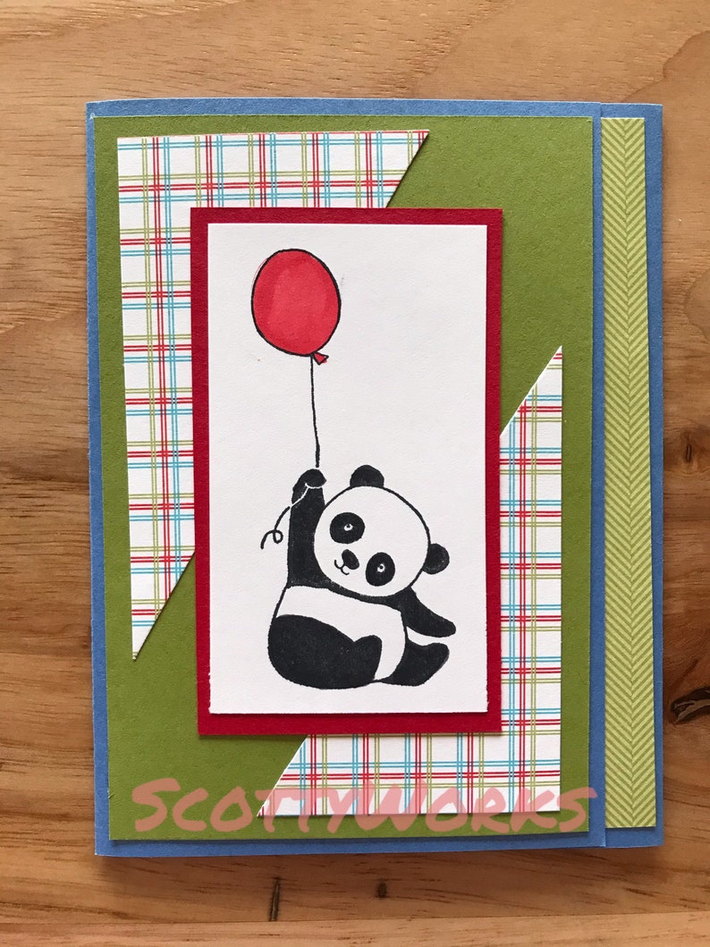 Panda Birthday Card for Child, Birthday Card for Toddler, Birthday Card ...