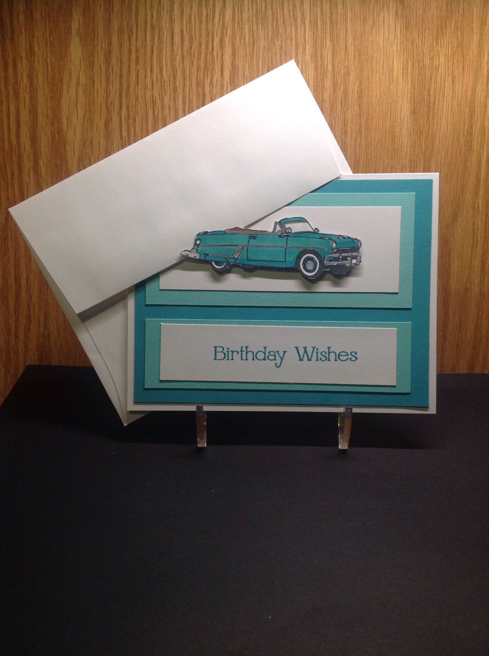 Birthday Wishes Card for Car Guy, Birthday Card, Card With Old Car B2-1 ...