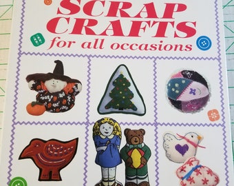 Scrap Crafts for all Occasions Binder with Pattern-Pacs, 3.25 inch binder with pictures patterns templates instructions Excellent condition