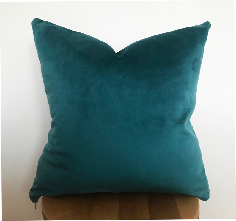 Luxury Handmade Velvet Cushion Covers Navy Blue Teal and Etsy UK